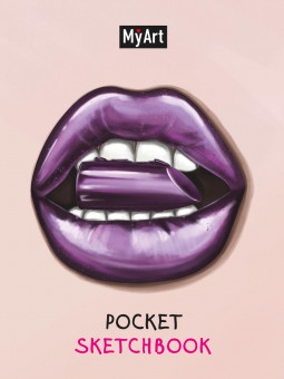Блокнот pocket "Губы" MyArt. Формат: 104х146х11 96стр, Проф-Пресс Блокнот pocket "Губы" MyArt. Формат: 104х146х11 96стр, Проф-Пресс