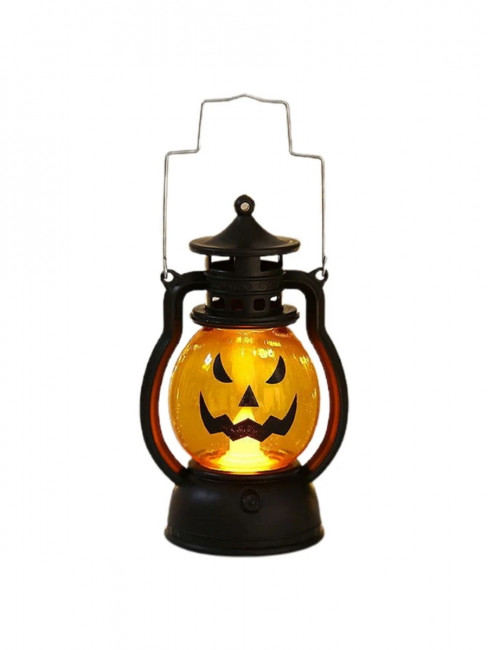 Светильник декоративный на батарейках "Злая тыковка", 5.8*7.7*12см, MILAND/УД-7341