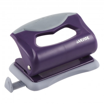 Дырокол 10л "Marandi" пластиковый, с линейкой, лавандовый, deVENTE/4020202