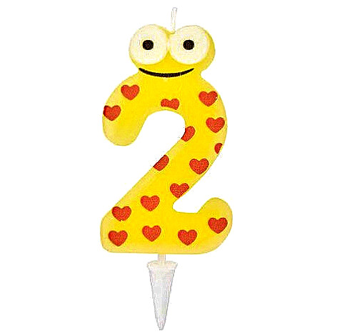 Свеча Детская Цифра 2