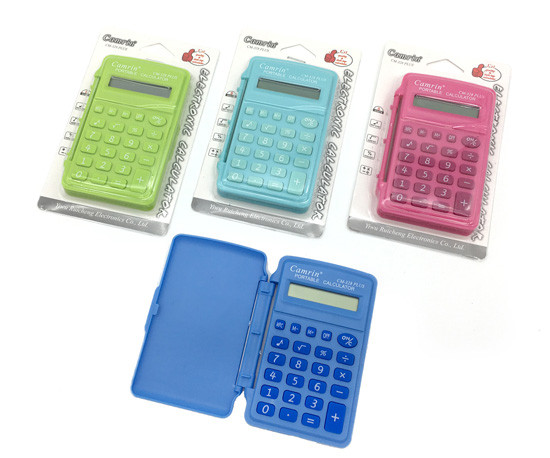 Калькулятор карманный 8 разр, 10*6 см с крышкой, Carmin CC-318 (2/4/400)
