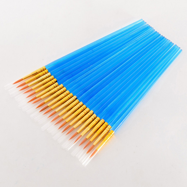 Кисть №2 нейлон, круглая, пластиковая ручка, ROYAL ART/RA7612 (25) Кисть №2 нейлон, круглая, пластиковая ручка, ROYAL ART/RA7612 (25)