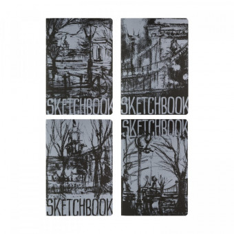 Скетчбук А5 40л "Черный. Mix № 2", 4 вида ассорти, BV/3-580/02 (16) Скетчбук А5 40л "Черный. Mix № 2", 4 вида ассорти, BV/3-580/02 (16)