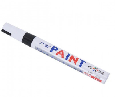 Маркер - краска "JIAN JIAN" черный, пулевидный, JL-101Ч (12)