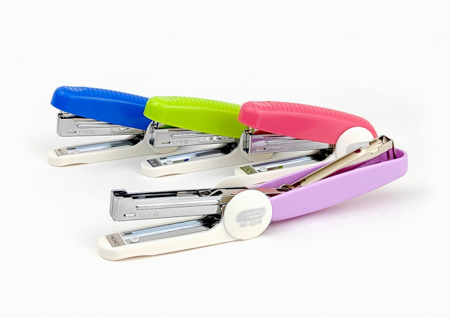 Степлер №10, цвета: синий, сиреневый, розовый и салатовый, Asmar/AR-2219