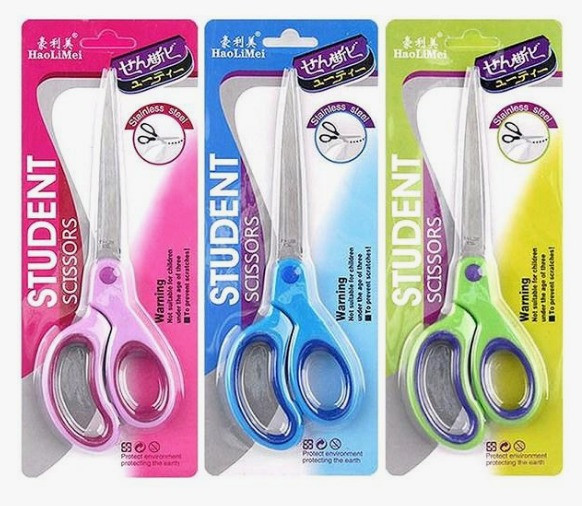 Ножницы 215 мм офисные, нержавеющая сталь+ABS, яркие цвета, OULE/OL-017 (12) Ножницы 215 мм офисные, нержавеющая сталь+ABS, яркие цвета, OULE/OL-017 (12)