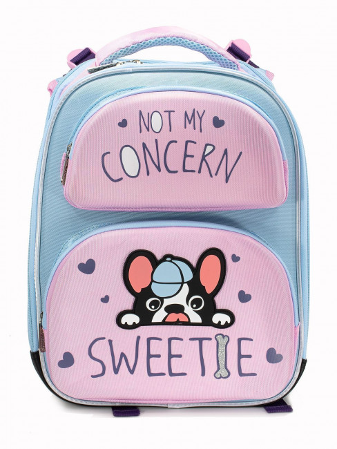 Рюкзак Schoolformat ERGONOMIC 2Е Frenchie 17 л роз. 38х29х18 жестк. каркас 2 отд. молния д/девочек Рюкзак Schoolformat ERGONOMIC 2Е Frenchie 17 л роз. 38х29х18 жестк. каркас 2 отд. молния д/девочек