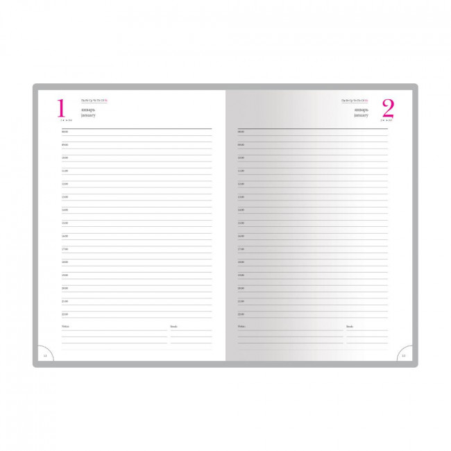 Ежедневник А5 208л полудатированный на 2024г-2025г "Boss", черный, BV/3-404/267 (20)