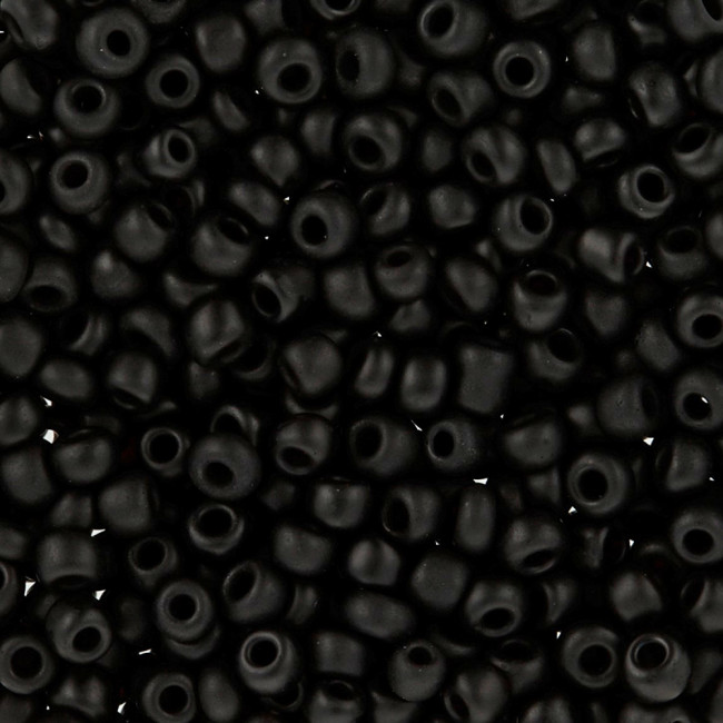 Бисер "Zlatka" GR 11/0 (0041М-0050М) 10 г №0049M черный