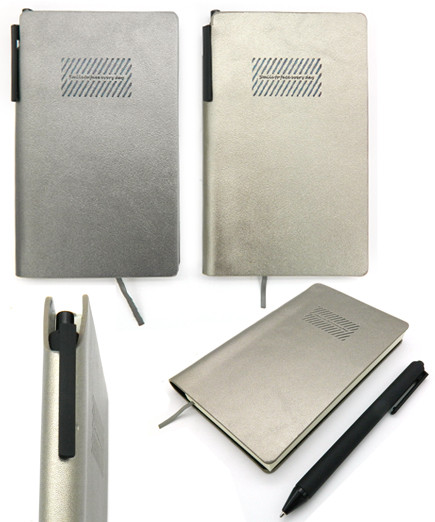 Записная книжка к/зам DA-202 А6, 96 листов, клетка, INTELLIGENT мягкая обложка металлик, с черной автомат. ручкой в комплекте, цвета ассорти (1/60/240)