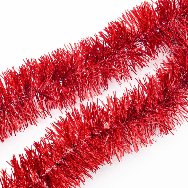 Мишура d 5см 1,8м, красный, Микрос/кд51805к