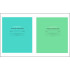 Тетрадь школьная А5 скоба 24л. одна линия "Классная" (2 зелёных цвета)