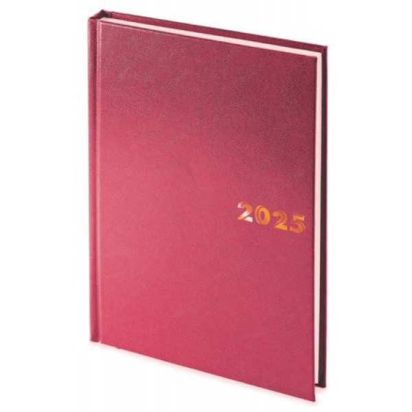 Ежедневник датированный 2025г А5+ 96л "Ideal new", бордовый, BV/3-344/04-25 (12)