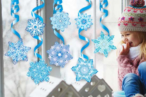 Набор спиралей для украшения интерьера, 13элементов, 03-06