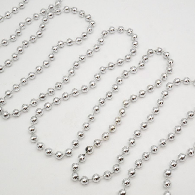 Бусы 7,5мм серебро 5м, Микрос/ч54200