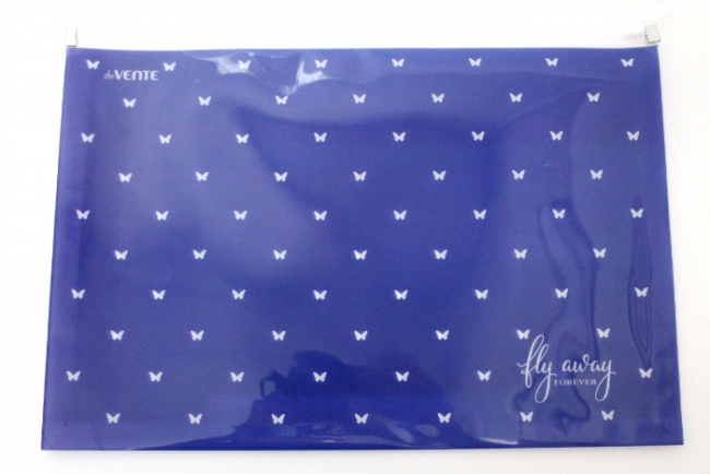 Папка на молнии "deVENTE. Fly forever" A4 (330x235 мм), 180 мкм, непрозрачная с рисунком, индивидуальная маркировка