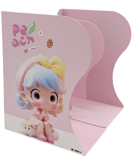 Подставка для книг - держатель на полку DE-217 INTELLIGENT "Peach" металл, 19х15см, розовая с рисунком, в к/к №6858-D (1/24) Подставка для книг - держатель на полку DE-217 INTELLIGENT "Peach" металл, 19х15см, розовая с рисунком, в к/к №6858-D (1/24)