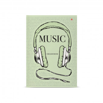Ежедневник А5 128л недатированный "Soundmania", BV/3-025/36 (18)