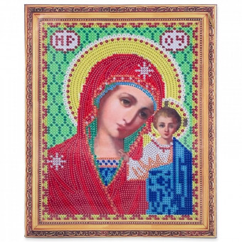 Алмазная мозаика по номерам 27*33см КАЗАНСКАЯ, ARTCoco/AS73475