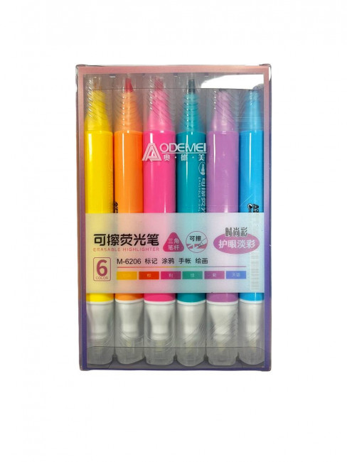 Текстомаркер набор 6цв ПИШИ-СТИРАЙ CANDY арт. M6206 (1/12/192наб.) Текстомаркер набор 6цв ПИШИ-СТИРАЙ CANDY арт. M6206 (1/12/192наб.)