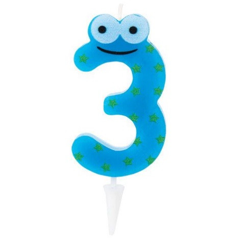 Свеча Детская Цифра 3