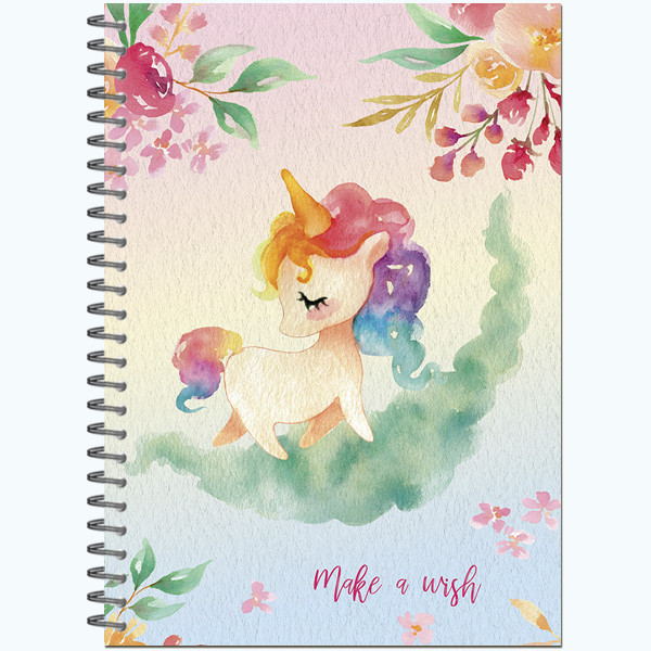 Блокнот для зарисовок 145*200мм 60л "Волшебные Единороги" гребень, Полином/3031 (10) Блокнот для зарисовок 145*200мм 60л "Волшебные Единороги" гребень, Полином/3031 (10)
