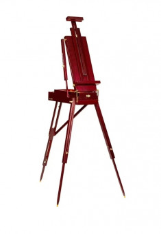 Этюдный ящик двусторонний FE-4R "красное дерево", малый, бук