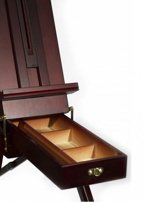 Этюдный ящик двусторонний FE-4R "красное дерево", малый, бук