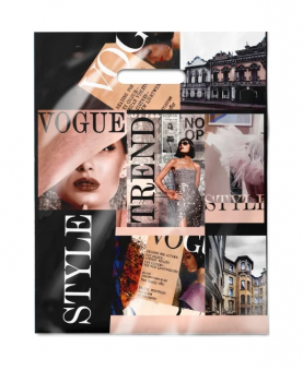 Пакет 31*40 ПВД "Тренд" с вырубной ручкой (50/500)