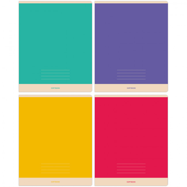 Тетрадь 96 линия "Monocolor. Simple" скрепка, BG/Т5ск96 11123 (4/32)