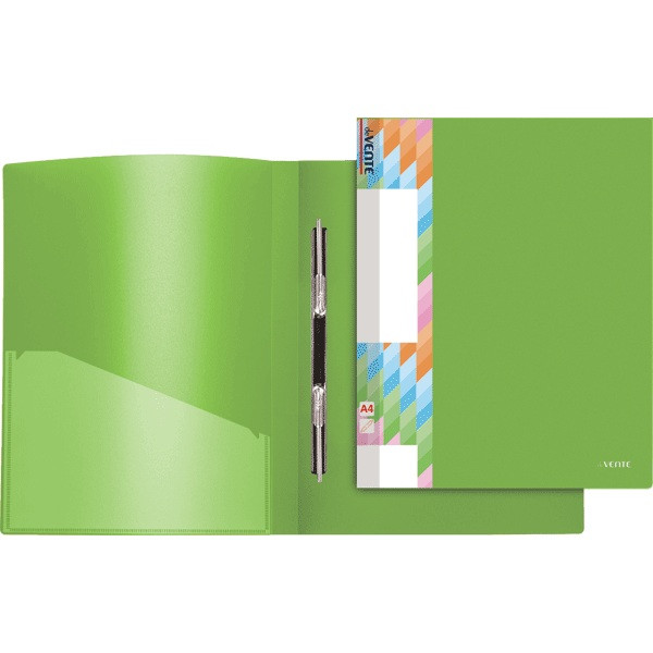 Папка с пружинным скоросшивателем "deVENTE. Juicy" A4, 450 мкм, с караманом, салатовая (5)