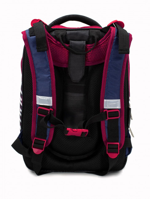 Рюкзак Schoolformat ERGONOMIC 2Е Space fighter 17 л черн. 38х29х18 жестк. каркас 2 отд. молния д/мальчиков