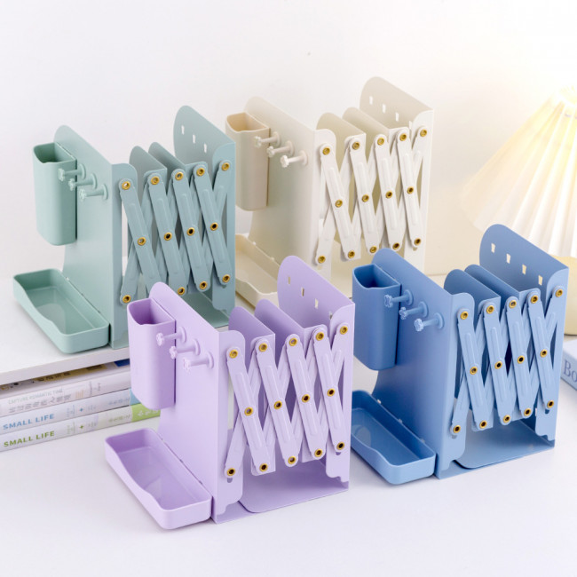 Подставка для книг телескопическая с подставкой для ручек/ MQ8866