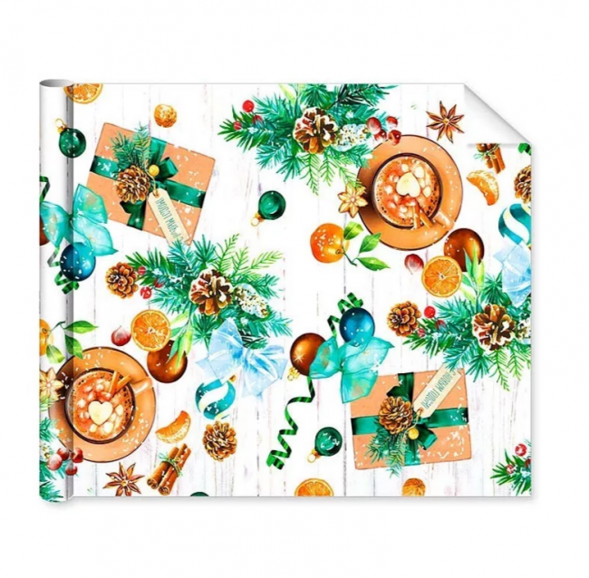 Бумага подарочная в рулоне НГ 0182.596ф