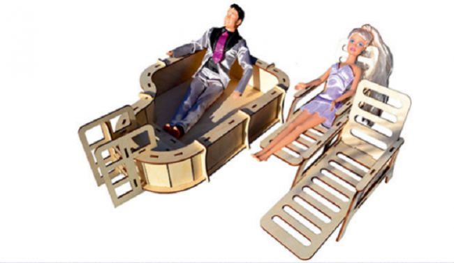 Конструктор "Бассейн с шезлонгом" Конструктор "Бассейн с шезлонгом"