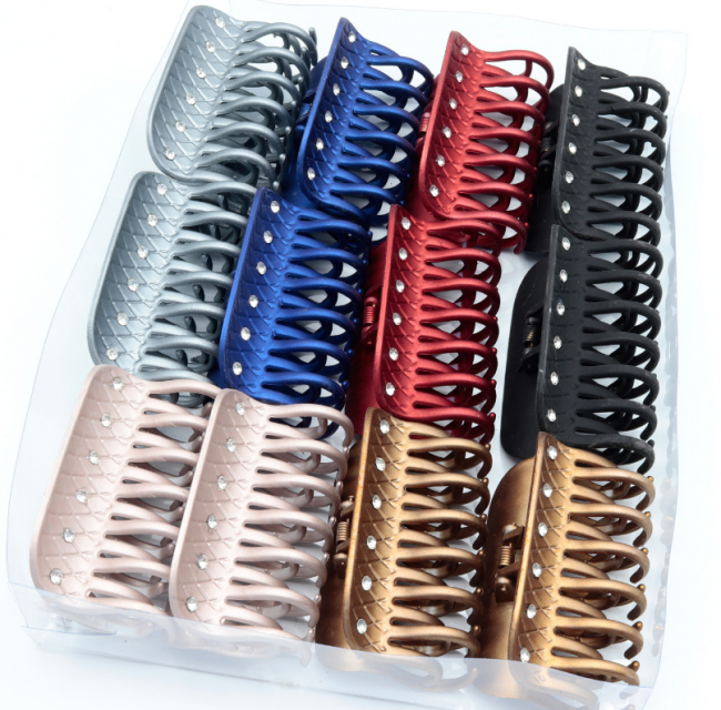 Заколка краб пласт.(Б)100263-6 (12) Заколка краб пласт.(Б)100263-6 (12)