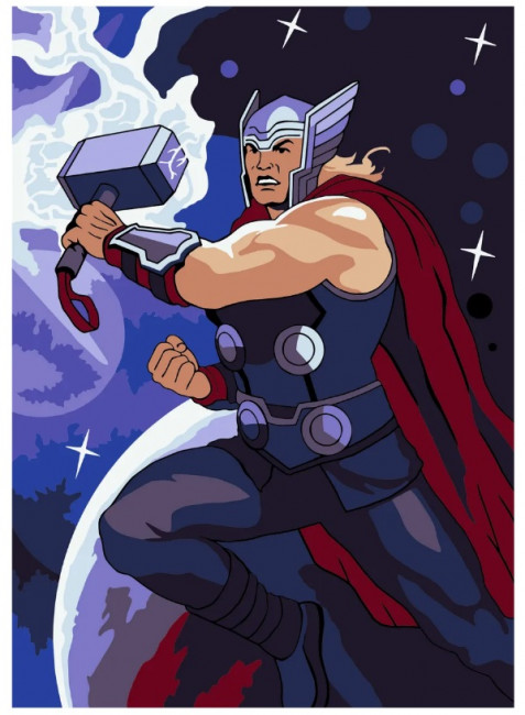 Картины "Русская Живопись. Серия Мини" 15х21 "Железный молот", DS123