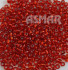 Бисер "ASMAR" размер №6, вес: 450 г, красный, внутреннее серебрение Бисер "ASMAR" размер №6, вес: 450 г, красный, внутреннее серебрение