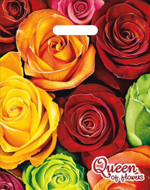 Пакет ПВД (30*40) 30-35  мкм "Королева цветов" (50)