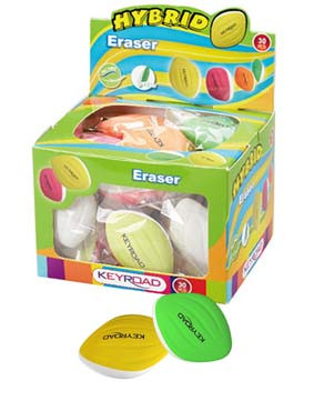 Ластик  KEYROAD №39 Двухцветный ромб, 5см, в к/коробке, цвета ассорти, KR971244 (36/576)