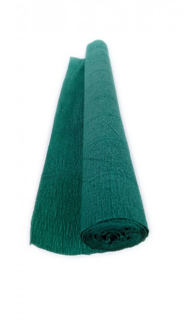 Гофрированная бумага плотная (флористическая 50мм х 250 мм,120 г/м2), тёмно-изумрудная, ШК Гофрированная бумага плотная (флористическая 50мм х 250 мм,120 г/м2), тёмно-изумрудная, ШК