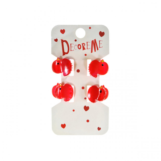 Набор крабиков 1,8см для волос, 4 шт, BV/2-719/04 (14)