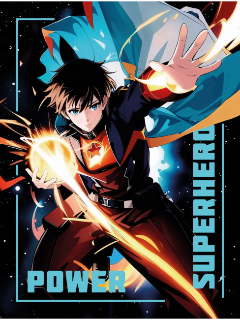 Набор для рисования по номерам 30х40 "Герой с суперсилой" 30 цветов, Рыжий Кот/Х-8546 Набор для рисования по номерам 30х40 "Герой с суперсилой" 30 цветов, Рыжий Кот/Х-8546