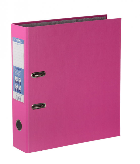 Регистратор А4 75мм арочный механизм, PVC, розовый, Classiс Expert Complete/251696 (50) Регистратор А4 75мм арочный механизм, PVC, розовый, Classiс Expert Complete/251696 (50)