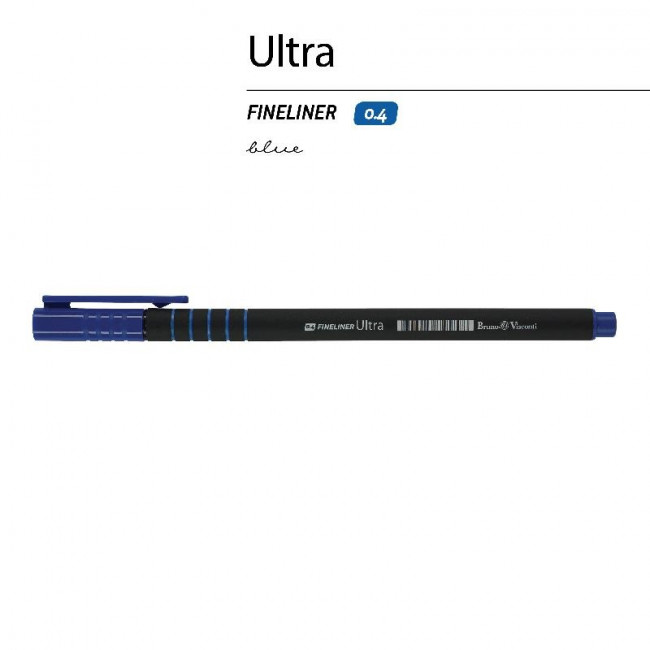 Ручка капиллярная 0.4мм синяя "Ultra. Fineliner", BV/36-0004 (24) Ручка капиллярная 0.4мм синяя "Ultra. Fineliner", BV/36-0004 (24)